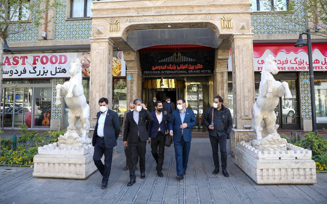 بازدید شالبافیان از هتل فردوسی تهران